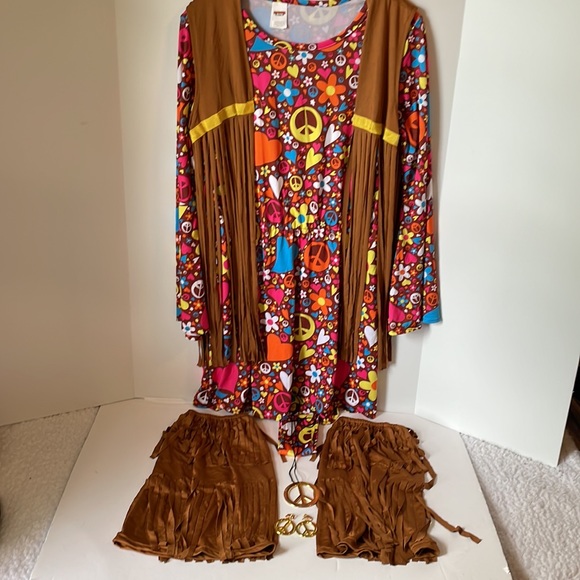 Spooktacular Creations Hippie  Hottie  Adult Small  Halloween - Picture 3 of 7